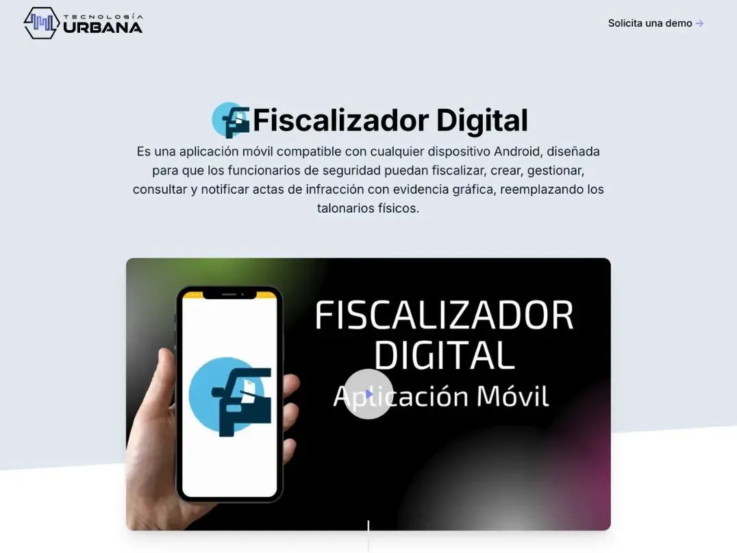 cover preview of Fiscalizador Digital Landing Page